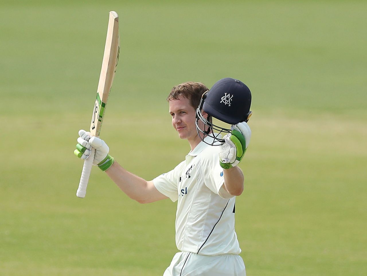 Sam Harper scored his maiden first-class hundred, Victoria vs South Australia, Sheffield Shield, Junction Oval, April 5, 2021