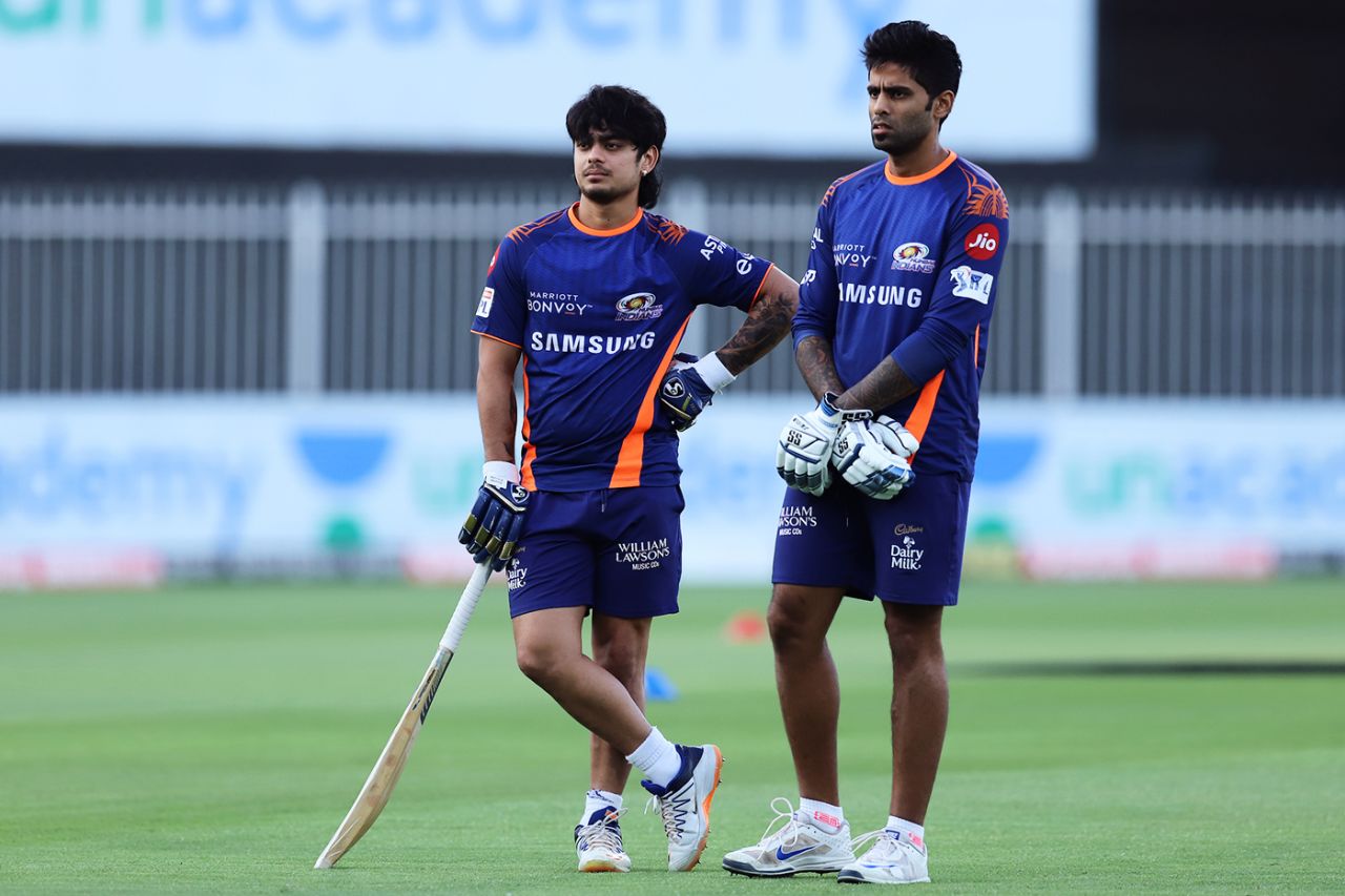 Ishan Kishan and Suryakumar Yadav at practice, Sunrisers Hyderabad vs Mumbai Indians, IPL 2020, Sharjah, November 3, 2020
