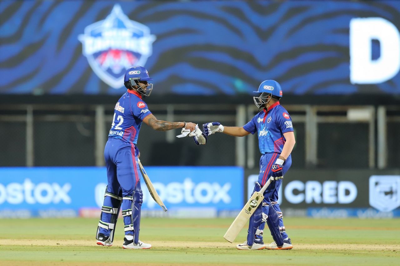 Shikhar Dhawan and Prithvi Shaw put up a fifty-plus stand, Chennai Super Kings vs Delhi Capitals, IPL 2021, Mumbai, April 10, 2021