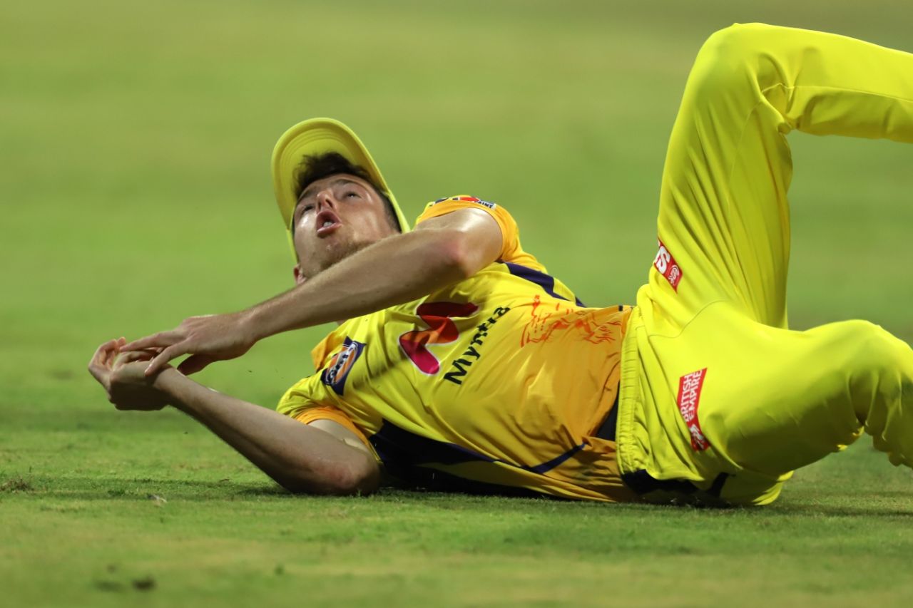 Chennai Super Kings could not hold on to a couple of chances off Moeen Ali's bowling, Chennai Super Kings vs Delhi Capitals, IPL 2021, Mumbai, April 10, 2021