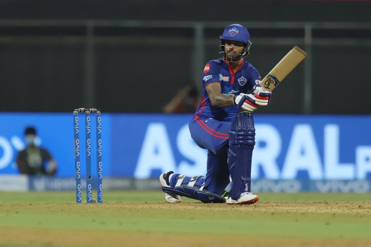Shikhar Dhawan punished Chennai Super Kings in a knock of 85 off 54, Chennai Super Kings vs Delhi Capitals, IPL 2021, Mumbai, April 10, 2021