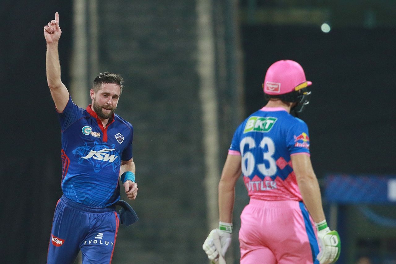Chris Woakes sends back Jos Buttler, Delhi Capitals vs Rajasthan Royals, IPL 2021, Mumbai, April 15, 2021