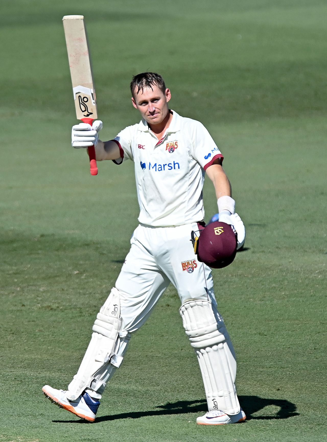 Another hundred: Marnus Labuschagne capped a prolific season, Queensland vs New South Wales, Sheffield Shield final, Allan Border Field, April 16, 2021
