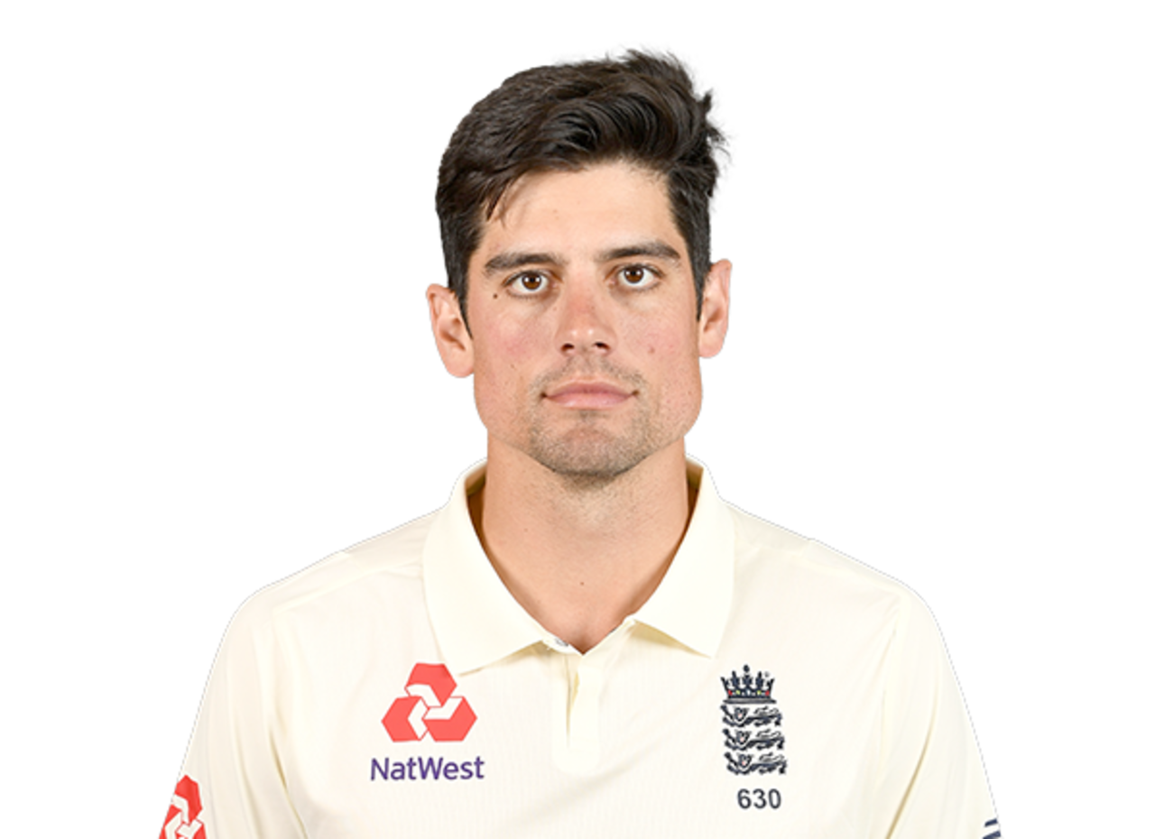 Alastair Cook player page headshot cutout, 2021