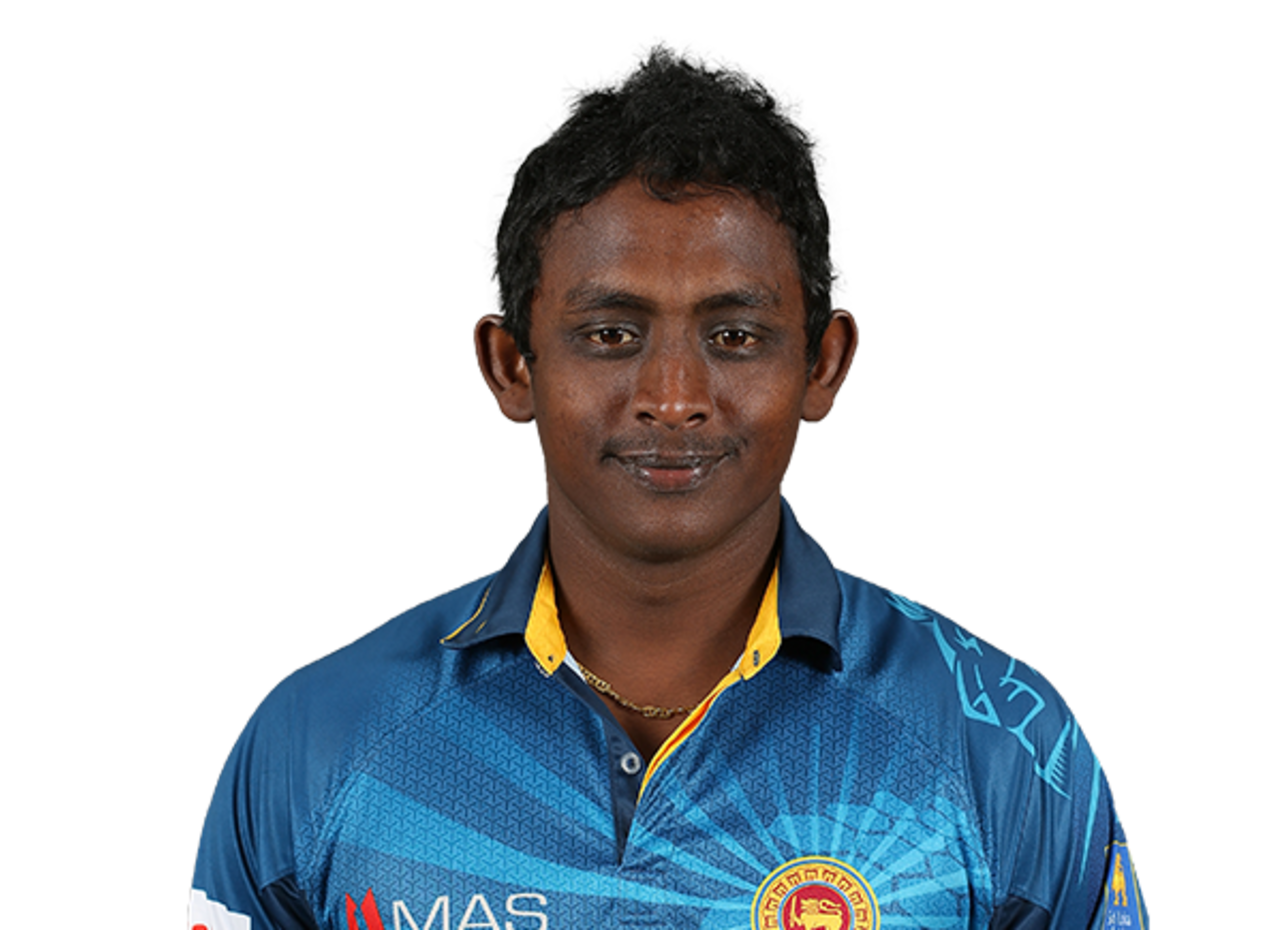 Ajantha Mendis player page headshot cutout, 2021