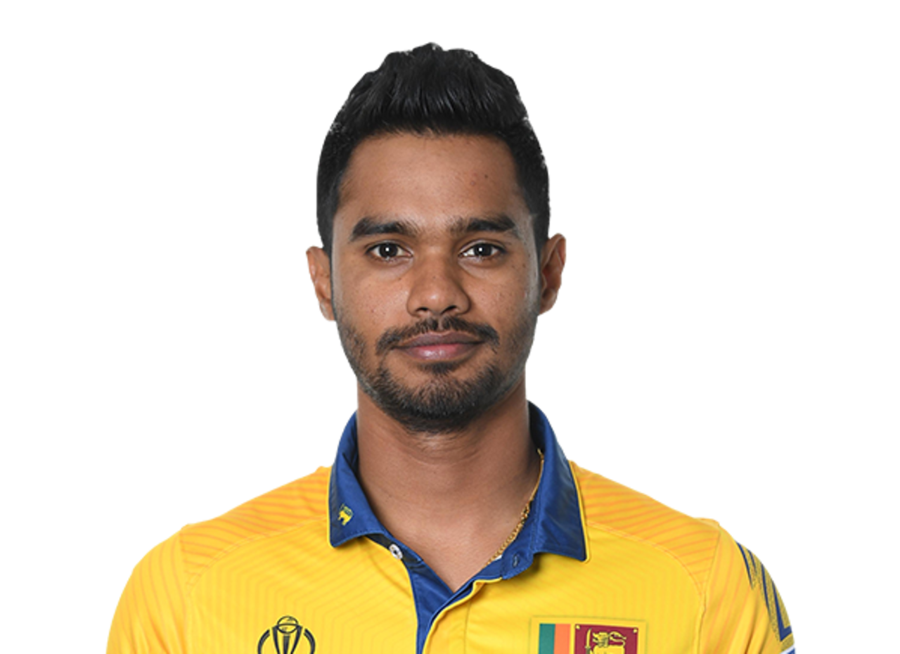 Dhananjaya de Silva player page headshot cutout, 2021