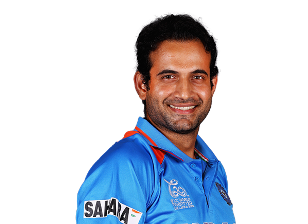 Irfan Pathan player page headshot cutout, 2021