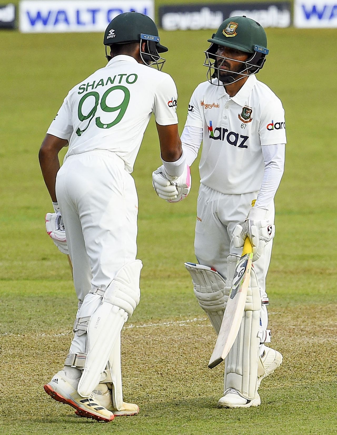 Najmul Hossain Shanto and Mominul Haque put up a century stand, Sri Lanka vs Bangladesh, 1st Test, Pallekele, 1st day, April 21, 2021