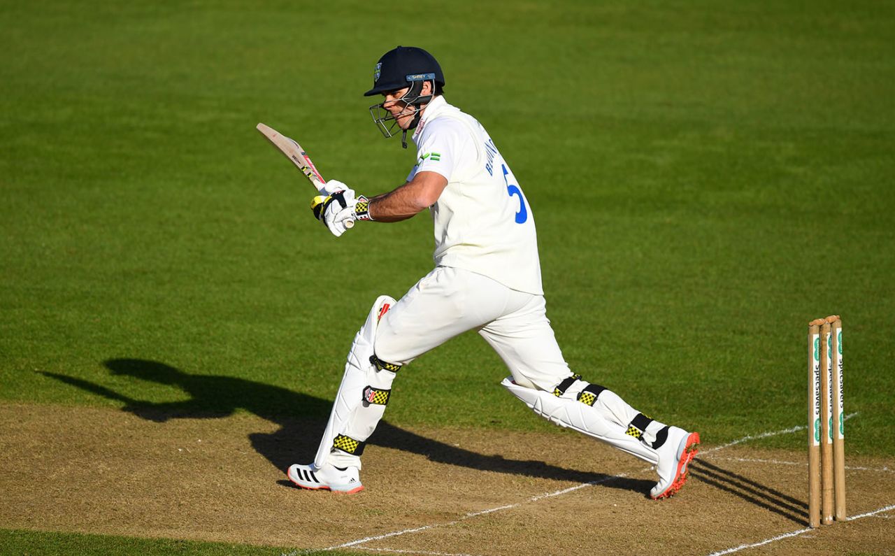 David Bedingham works one to the leg side, pre-season warm-up, Warwickshire vs Durham, Edgbaston, March 24, 2021