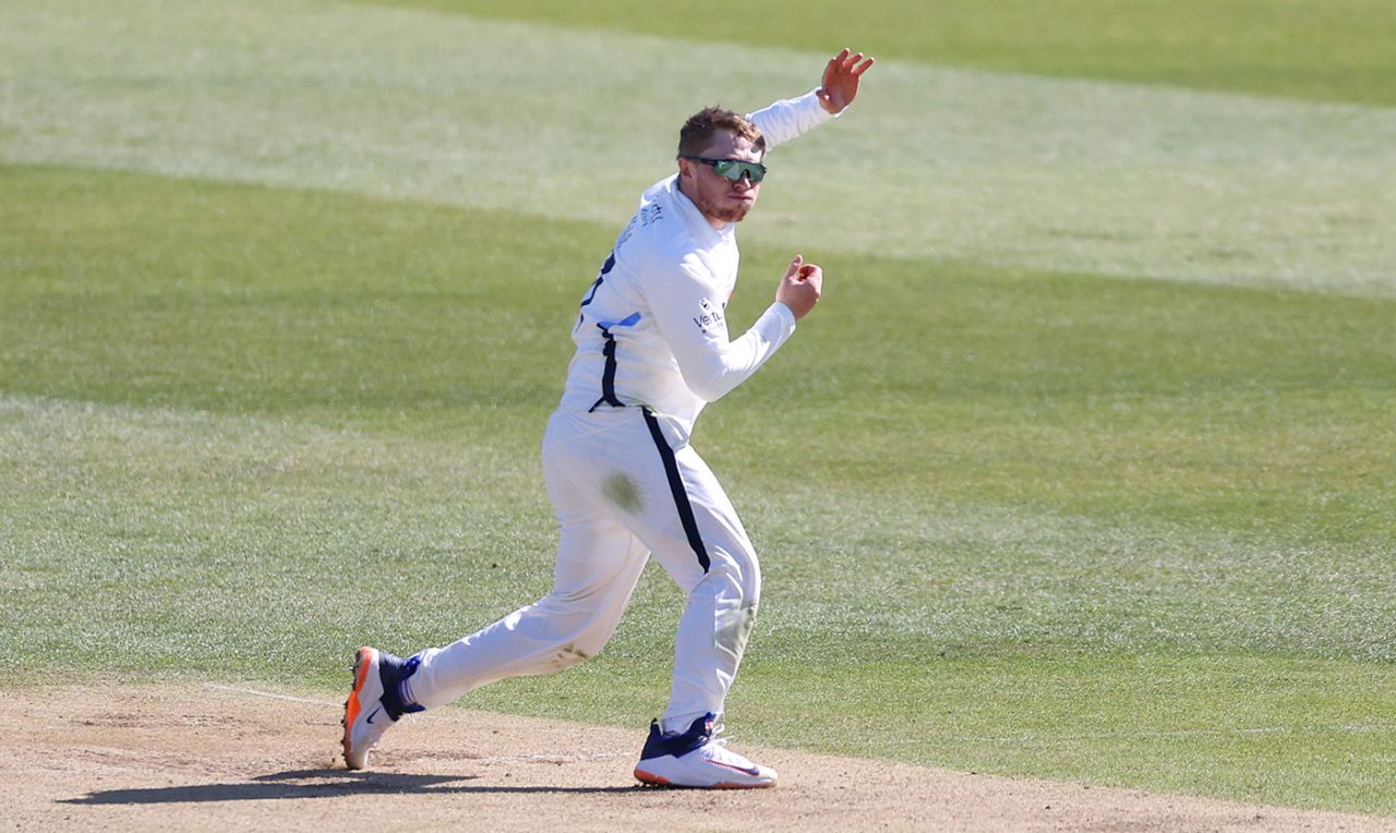 Dom Bess enjoyed his best day in a Yorkshire shirt, Sussex v Yorkshire, LV= Championship, Hove, 3rd day, April 24, 2021