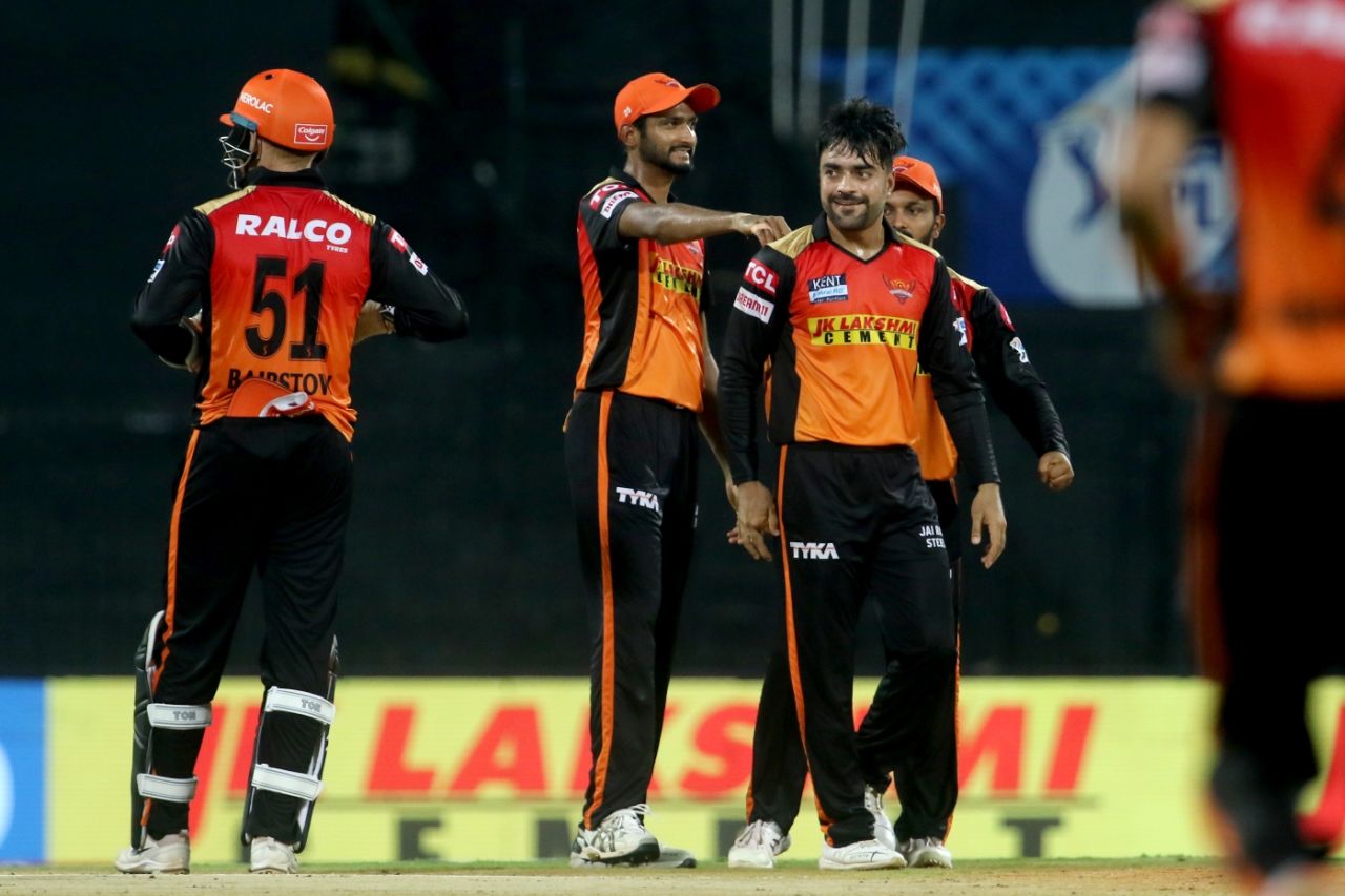 Rashid Khan struck the first blow for Sunrisers Hyderabad, Delhi Capitals vs Sunrisers Hyderabad, IPL 2021, Chennai, April 25, 2021