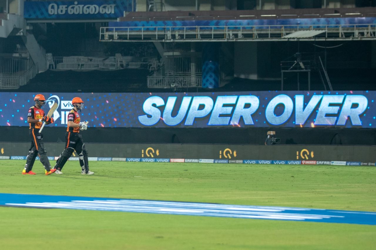 J Suchith and Kane Williamson took the game to a Super Over, Delhi Capitals vs Sunrisers Hyderabad, IPL 2021, Chennai, April 25, 2021