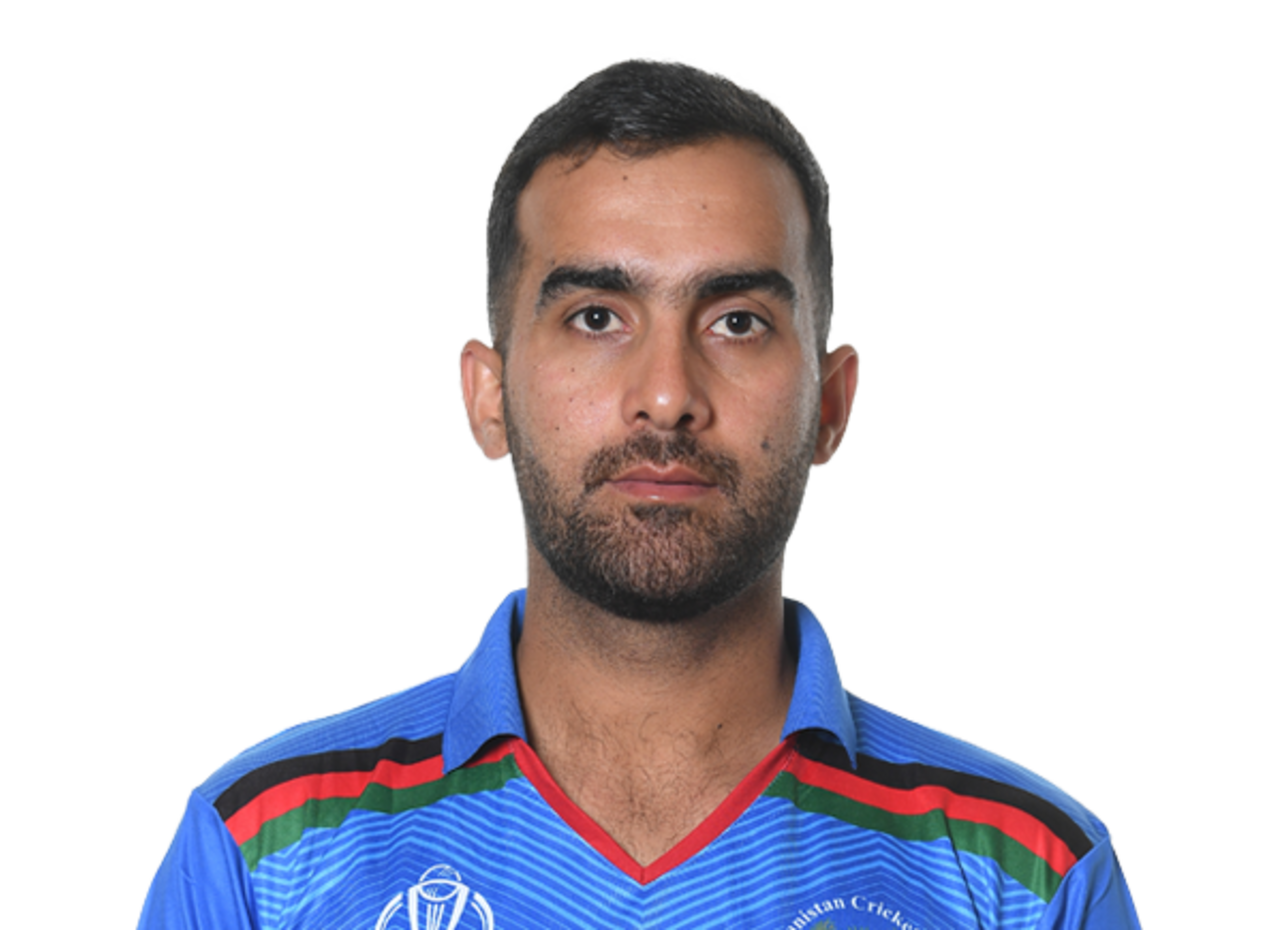 Hashmatullah Shahidi player page headshot cutout, 2021