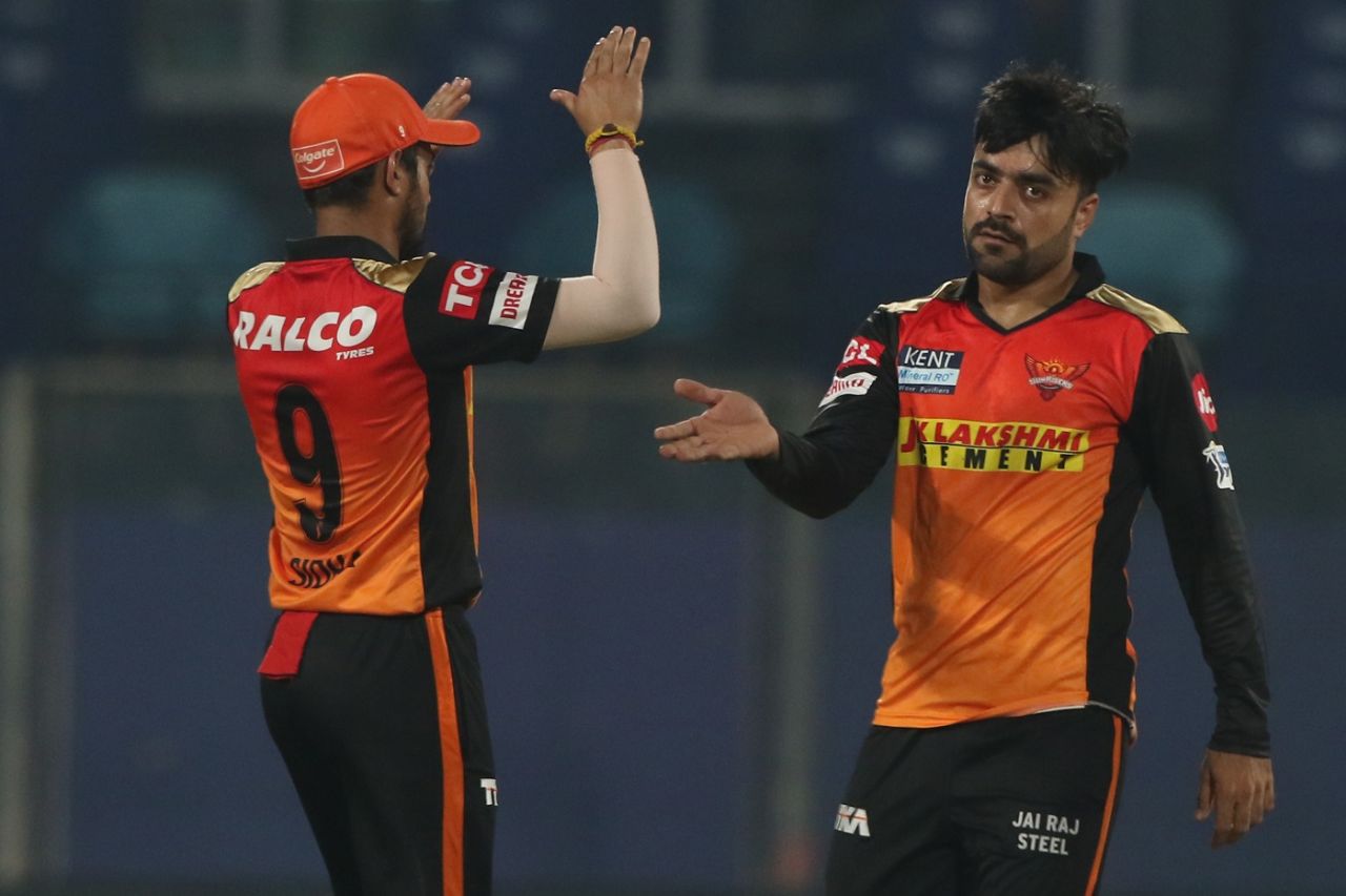 Rashid Khan struck twice in an over, Chennai Super Kings vs Sunrisers Hyderabad, IPL 2021, Delhi, April 28, 2021