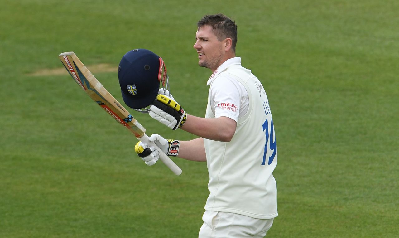 Alex Lees notched a century, Durham vs Warwickshire, LV= County Championship, Chester-le-Street, 2nd day, April 30, 2021