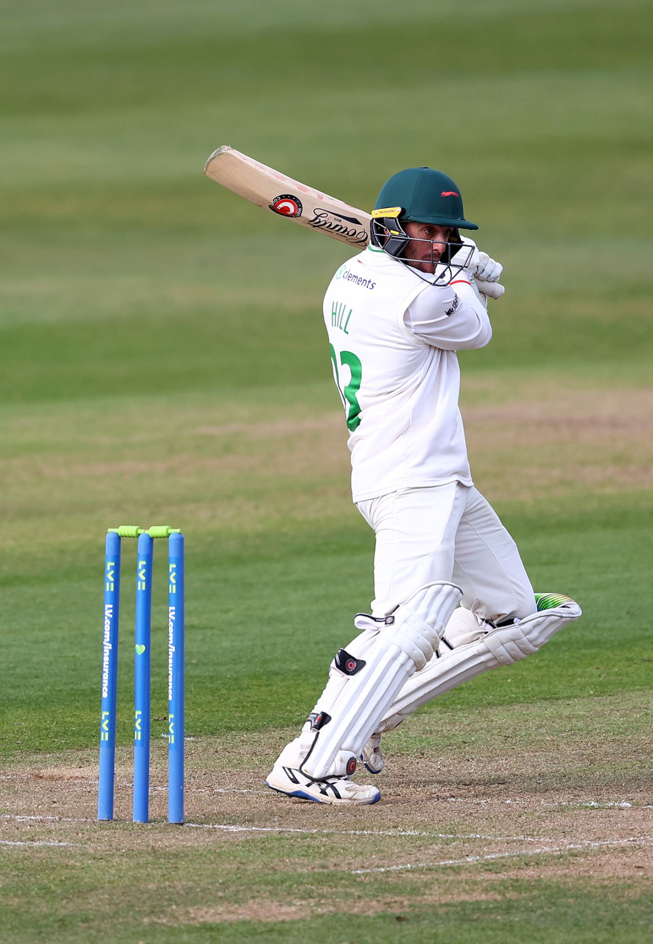 Lewis Hill latches on to cut, Gloucestershire vs Leicestershire, LV= County Championship, Bristol, 1st day, April 29, 2021