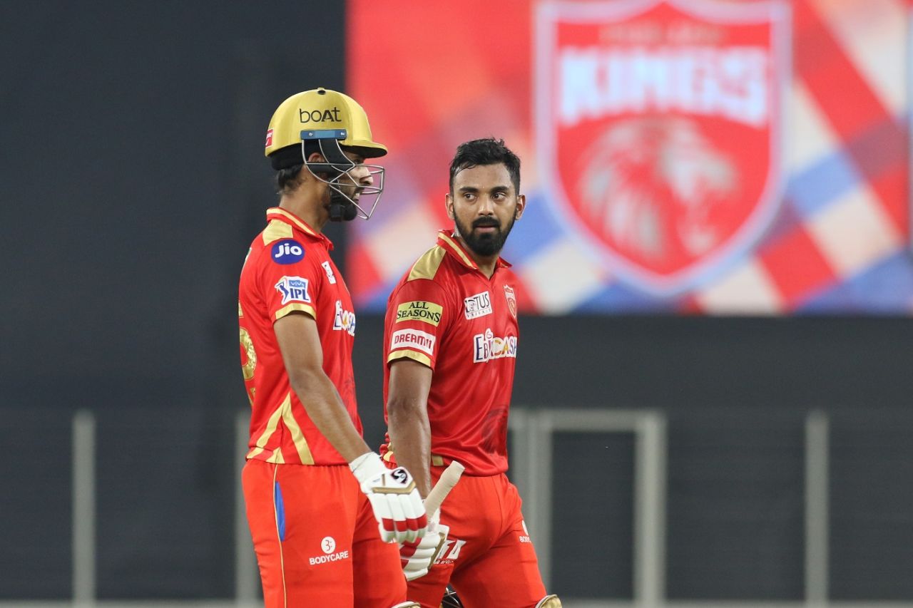 Harpreet Brar and KL Rahul added 61 in less than six overs, Punjab Kings vs Royal Challengers Bangalore, IPL 2021, Ahmedabad, April 30, 2021