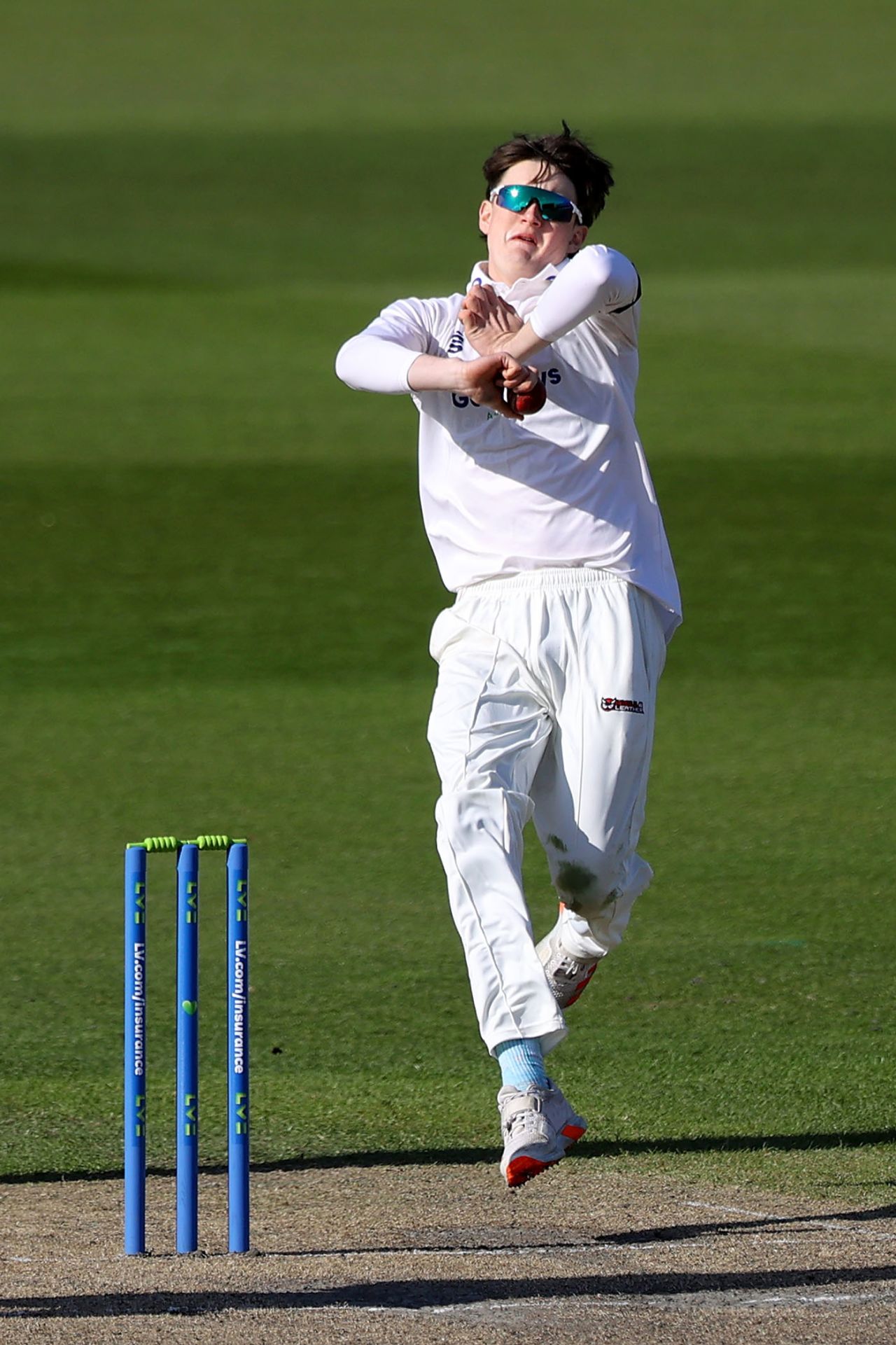 Jack Carson hits his stride, LV= Insurance County Championship, Lancashire vs Sussex, Emirates Old Trafford, April 09, 2021