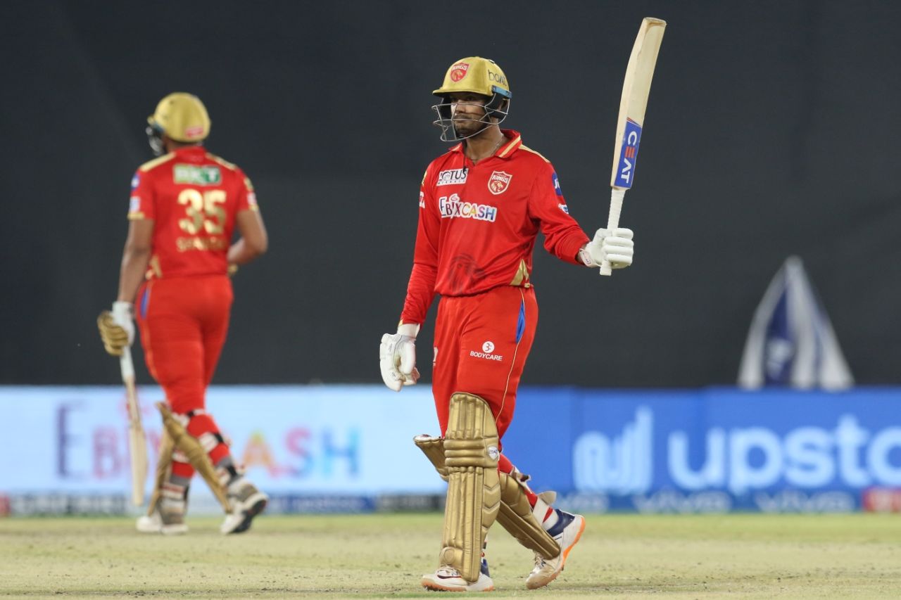 Mayank Agarwal carried Punjab Kings with a half-century, Punjab Kings vs Delhi Capitals, IPL 2021, Ahmedabad, May 2, 2021