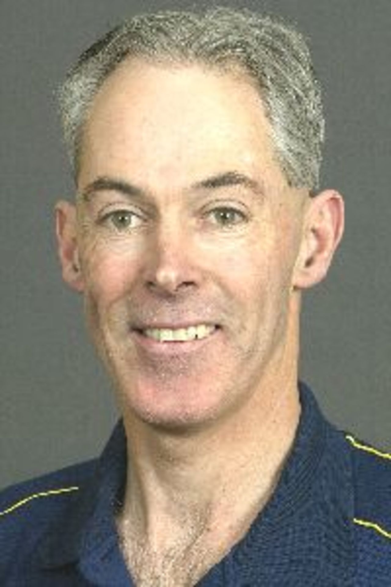 Portrait of Geoff Morrow, umpire, August 2002