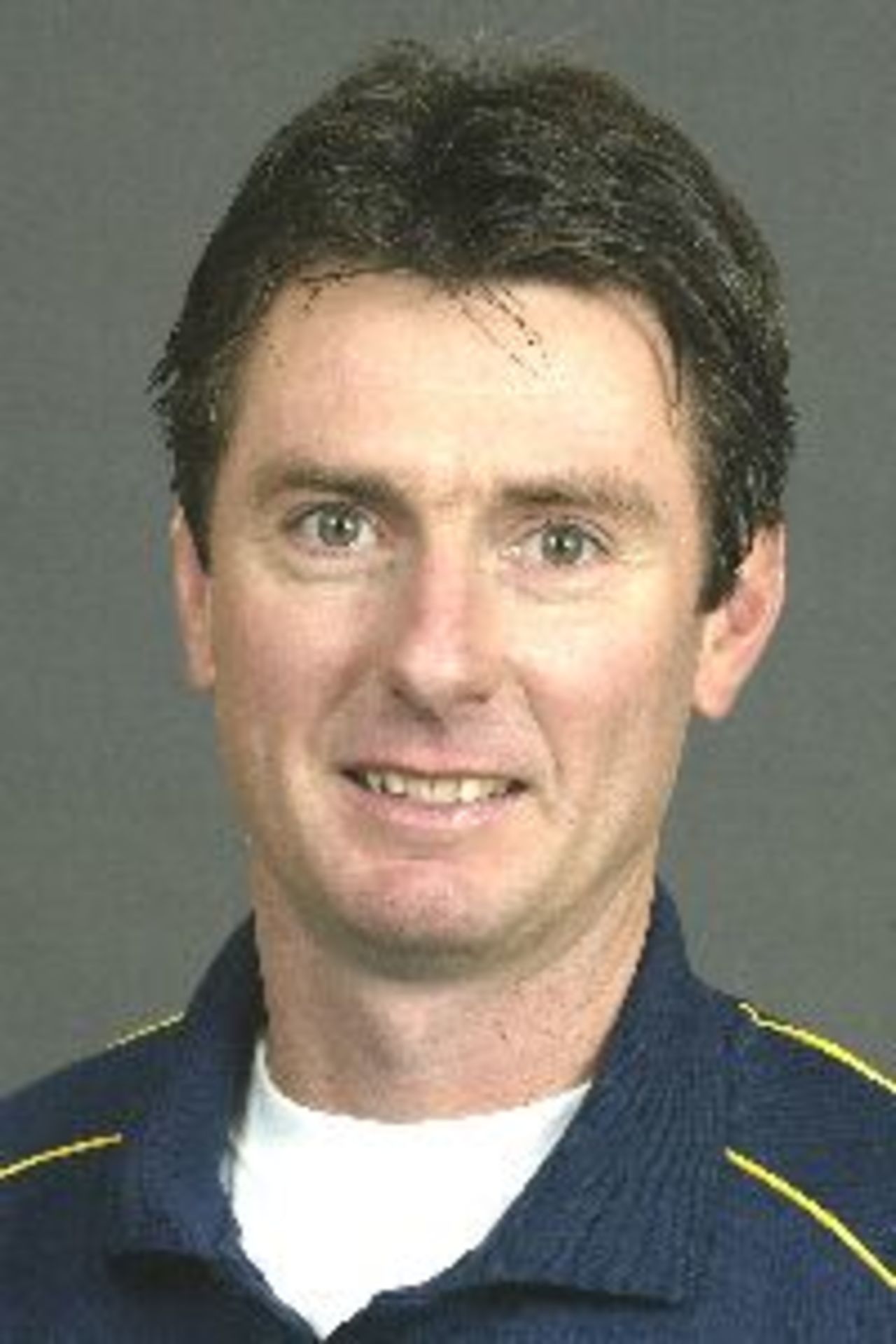 Portrait of Rod Tucker, umpire, August 2002