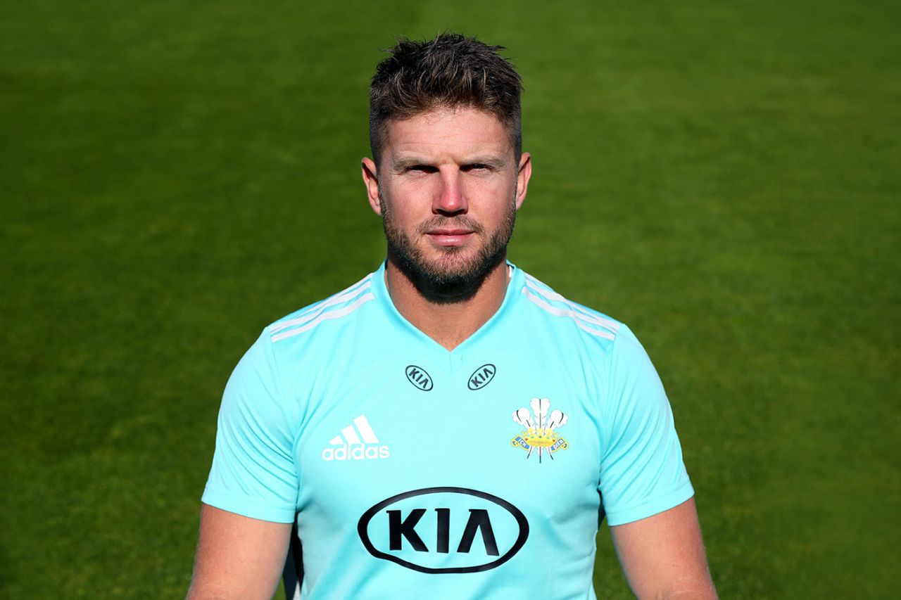  Stuart Meaker during a Surrey CCC photocall, The Kia Oval, April 1, 2019