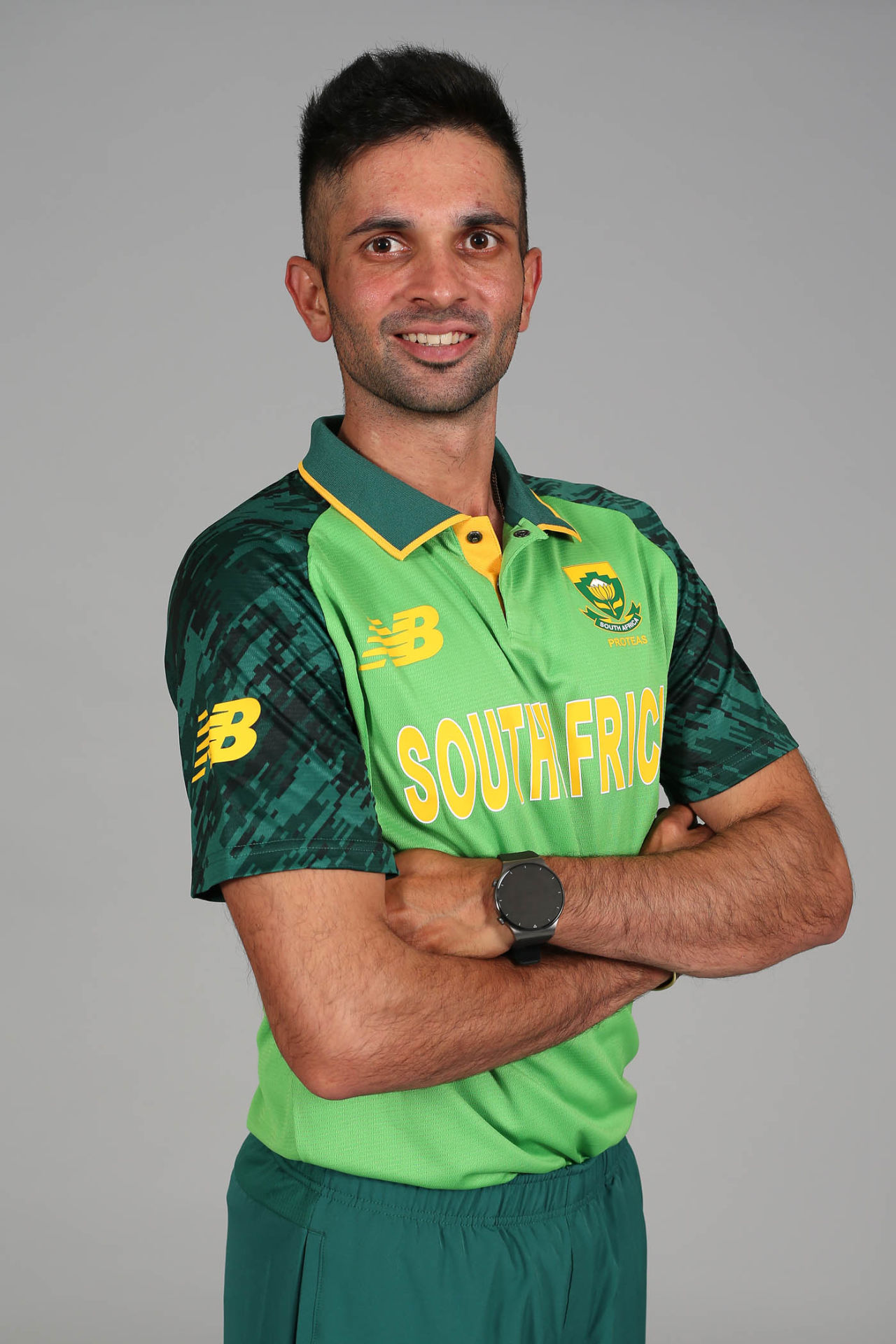 Keshav Maharaj portrait, November 19, 2020