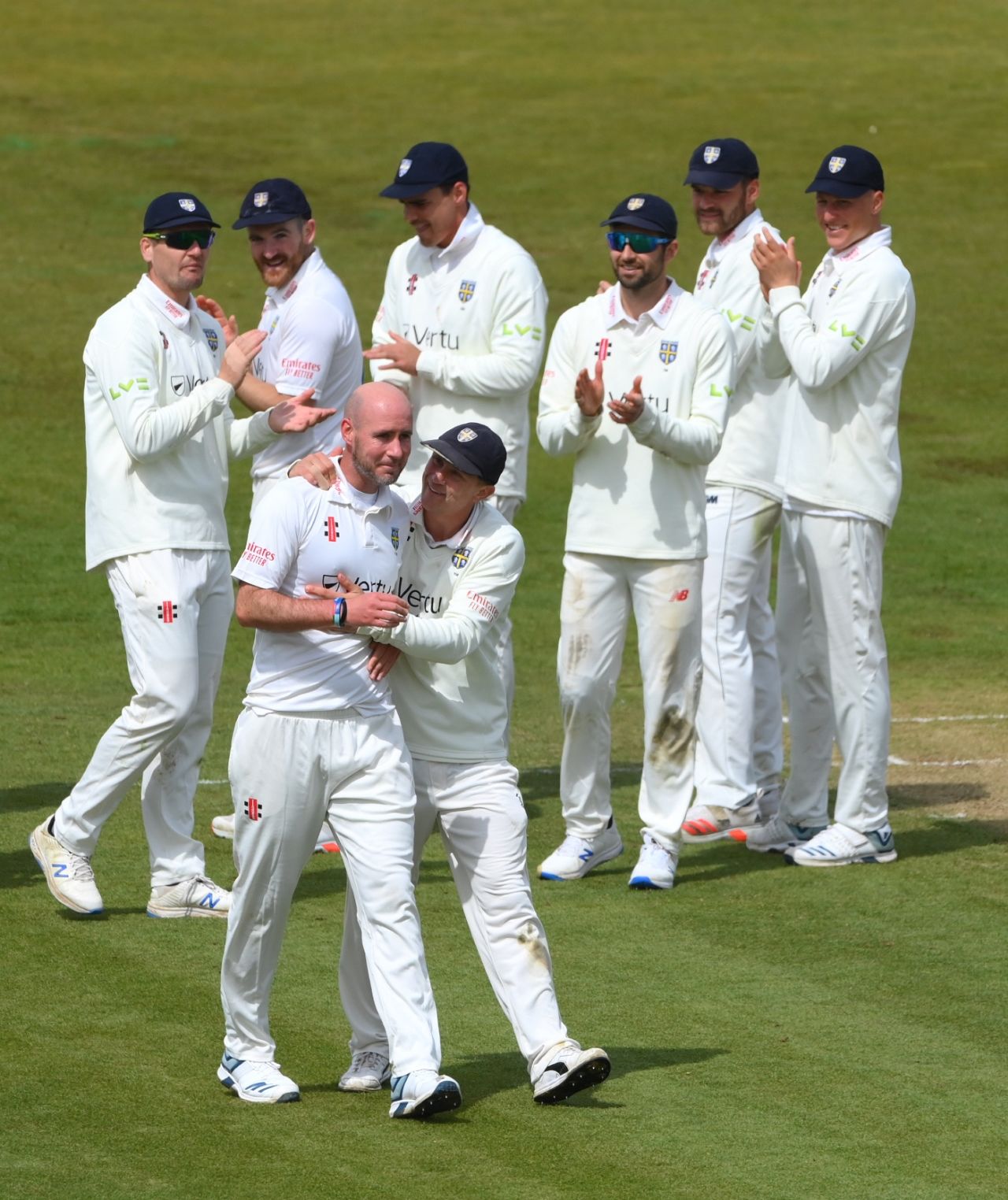 Chris Rushworth is overwhelmed after passing Graham Onions to become Durham's leading first-class wicket-taker, Durham vs Worcestershire, LV= County Championship, Riverside, 4th day, May 16, 2021