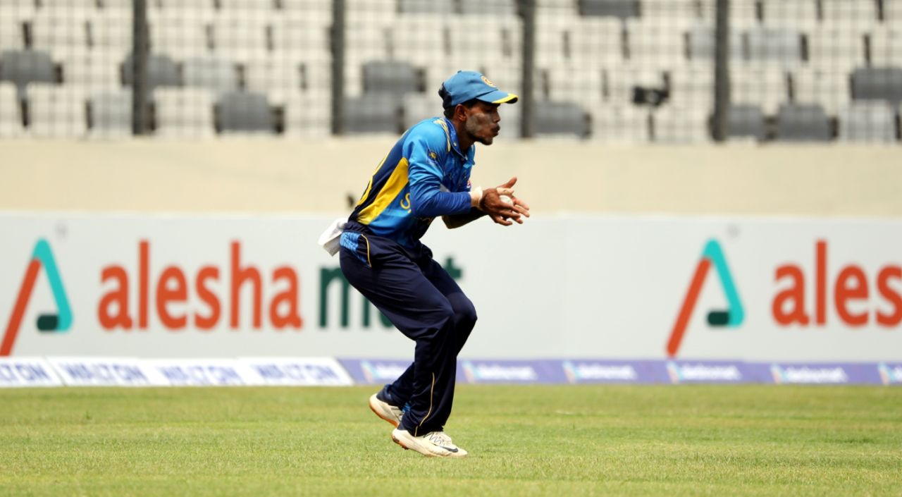 Pathum Nissanka pouches one to see the end of Shakib Al Hasan, Bangladesh vs Sri Lanka, 1st ODI, Dhaka, May 23, 2021