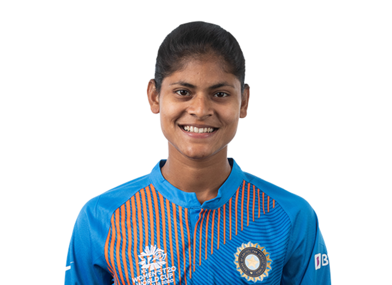 Radha Yadav player page headshot cutout, 2021