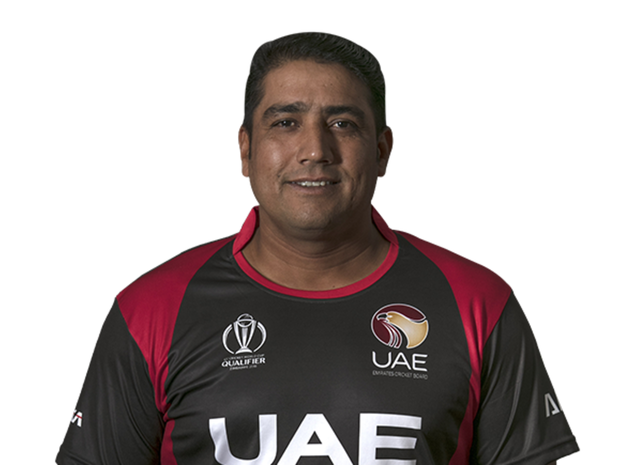 Ashfaq Ahmed player page headshot cutout, 2021