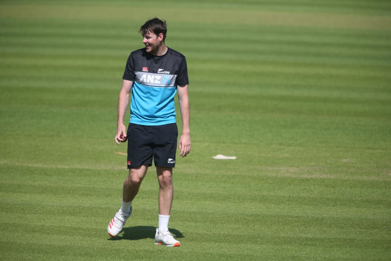Jacob Duffy is on his first international tour with New Zealand, Lord's, May 31, 2021