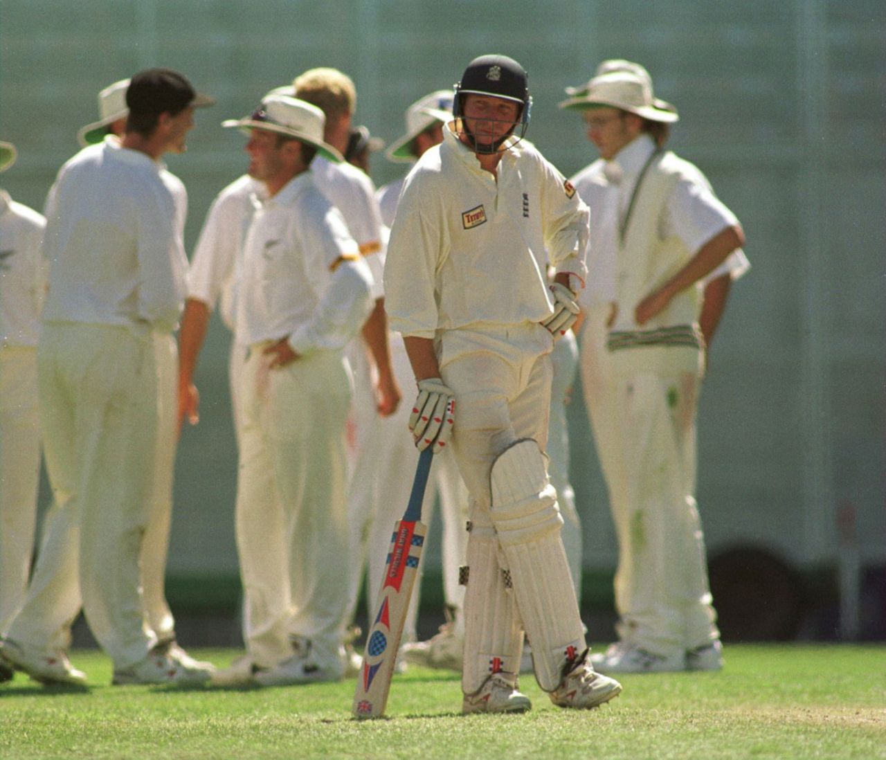 Mike Atherton carried England's batting effort, New Zealand v England, 3rd Test, Christchurch, February 16, 1997