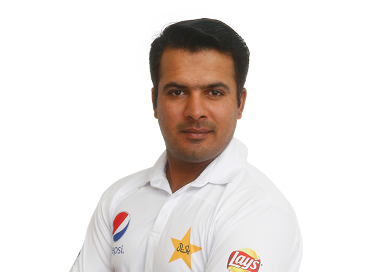 Sharjeel Khan player page headshot cutout, 2021