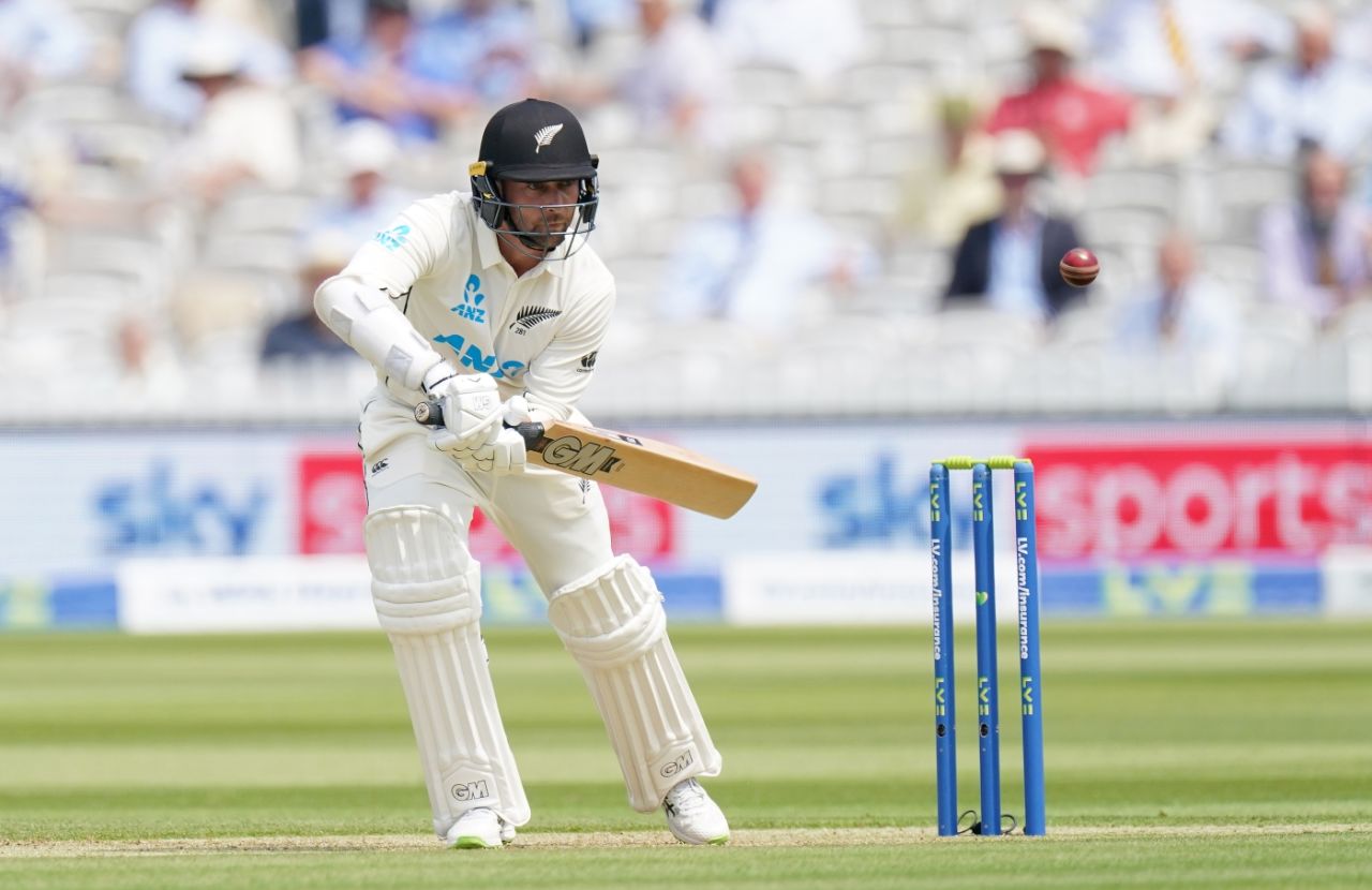 Devon Conway made a busy start on Test debut, 1st LV= Insurance Test, England vs New Zealand, 1st day, Lord's, June 2, 2021