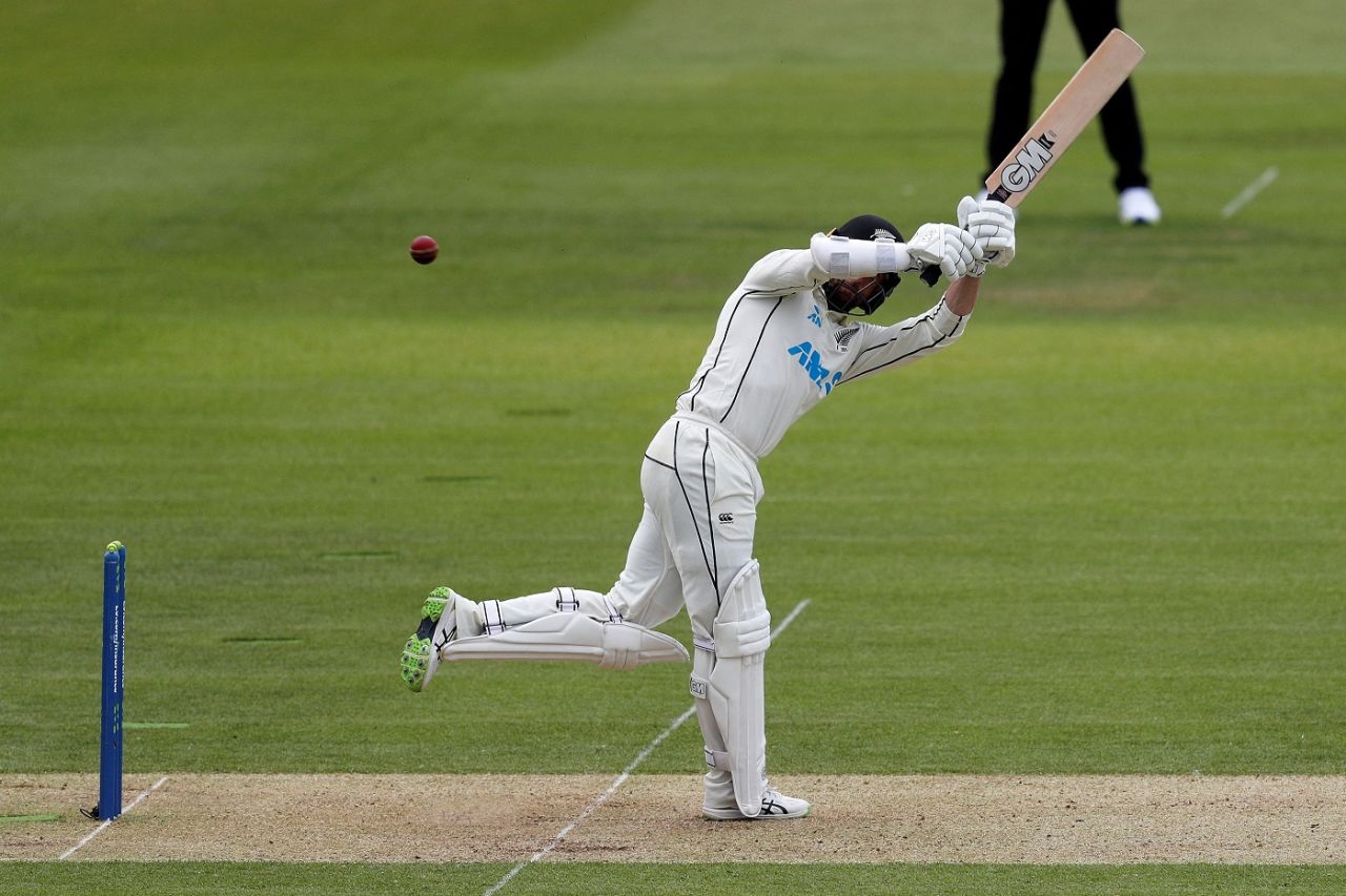 The shot that brought Devon Conway a his first Test century, 1st LV= Insurance Test, England vs New Zealand, 1st day, Lord's, June 2, 2021