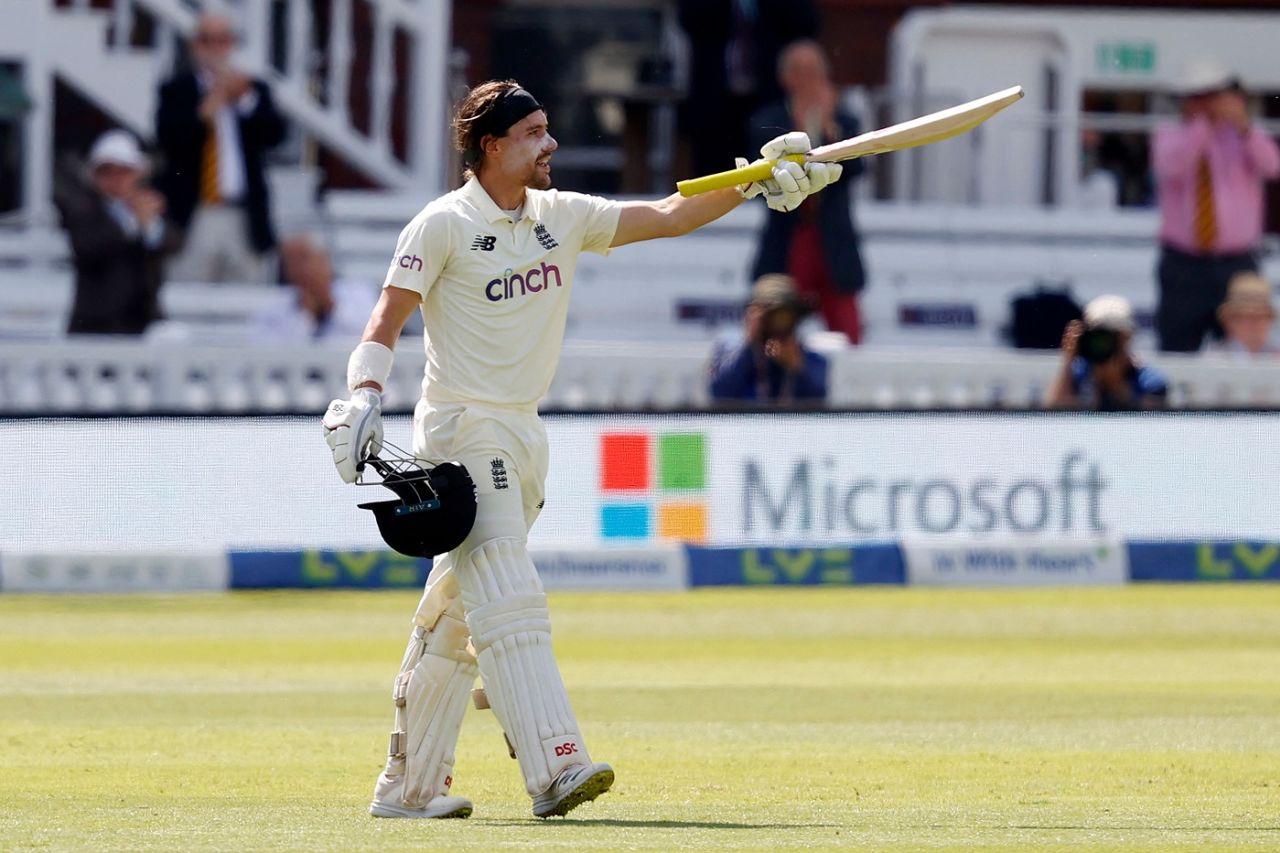 Rory Burns raises his third Test century, 1st Test, England vs New Zealand, 4th day, London, June 5, 2021