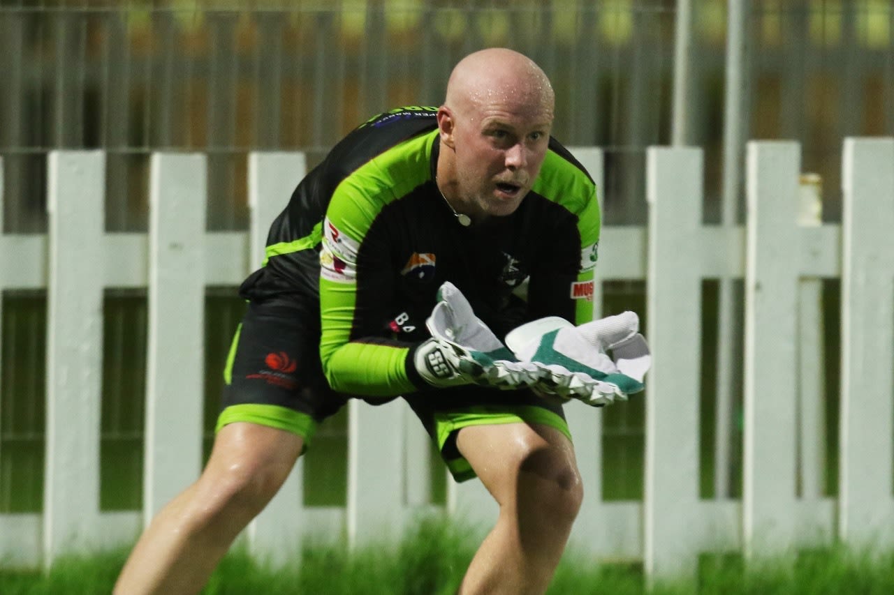 Ben Dunk at a training session, Abu Dhabi, June 8, 2021