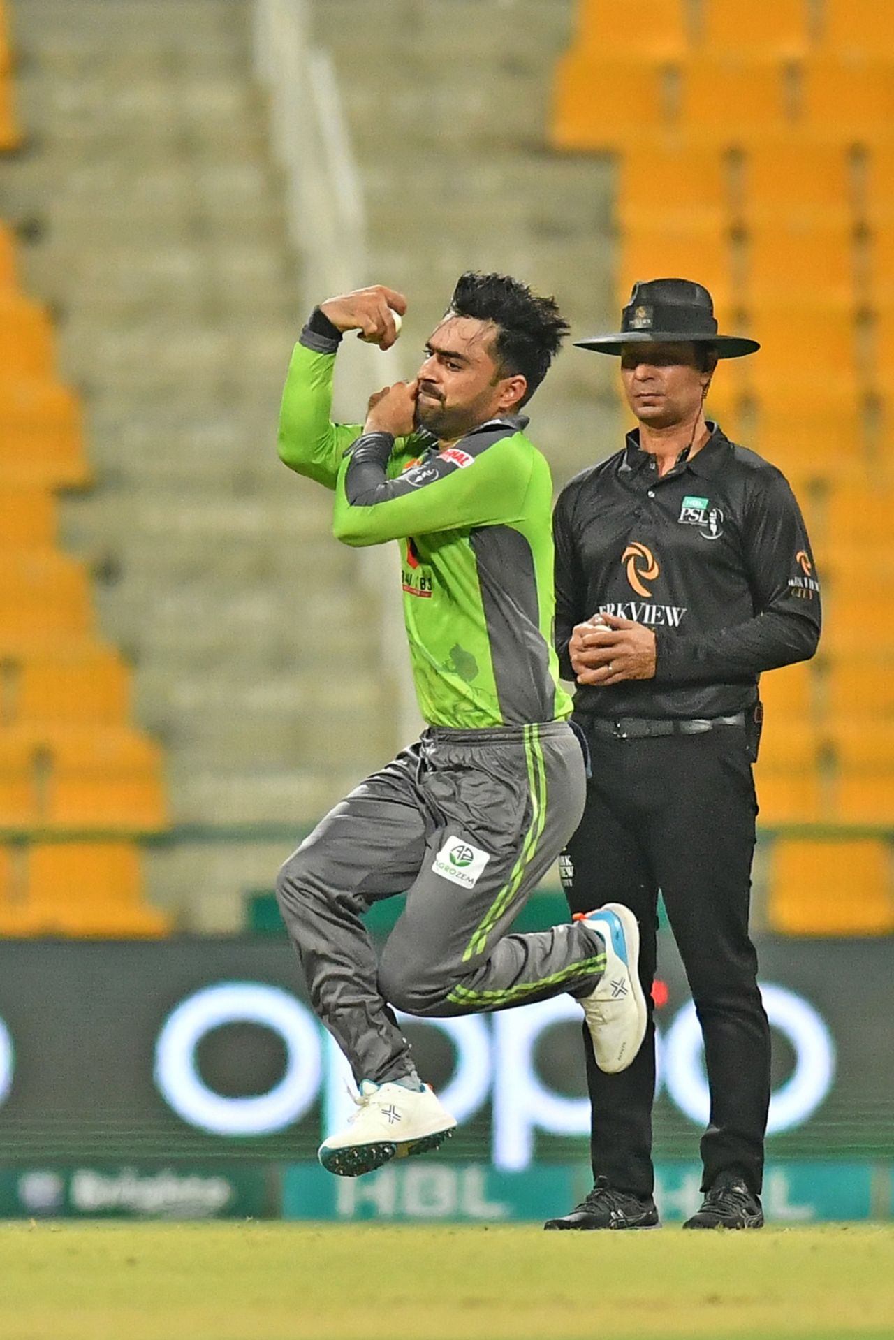 Rashid Khan conceded less than 10 runs in four overs, Islamabad United vs Lahore Qalandars, Abu Dhabi, PSL 2021, June 9, 2021