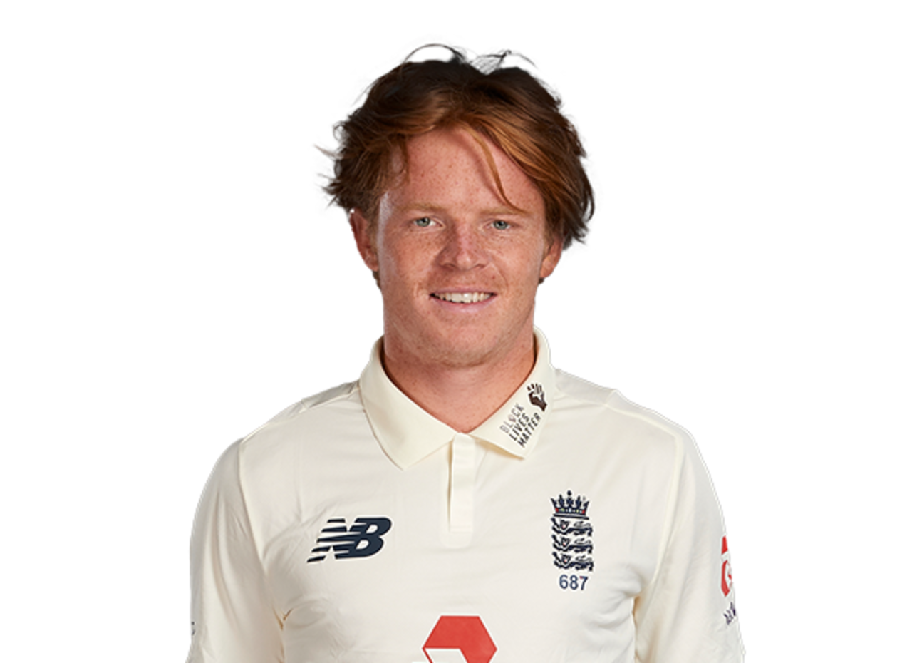 Ollie Pope player page headshot cutout, 2021