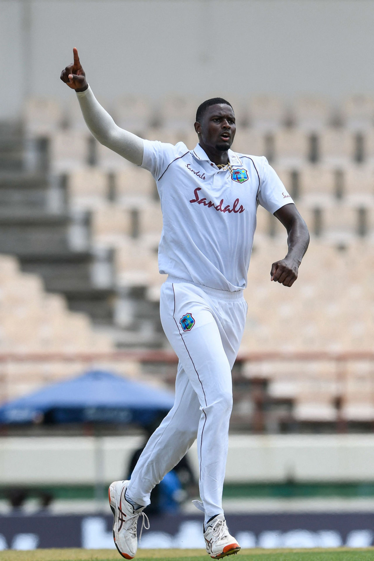 Jason Holder made the breakthrough on the second morning, West Indies vs South Africa, 1st Test, St Lucia, 2nd day, June 11, 2021