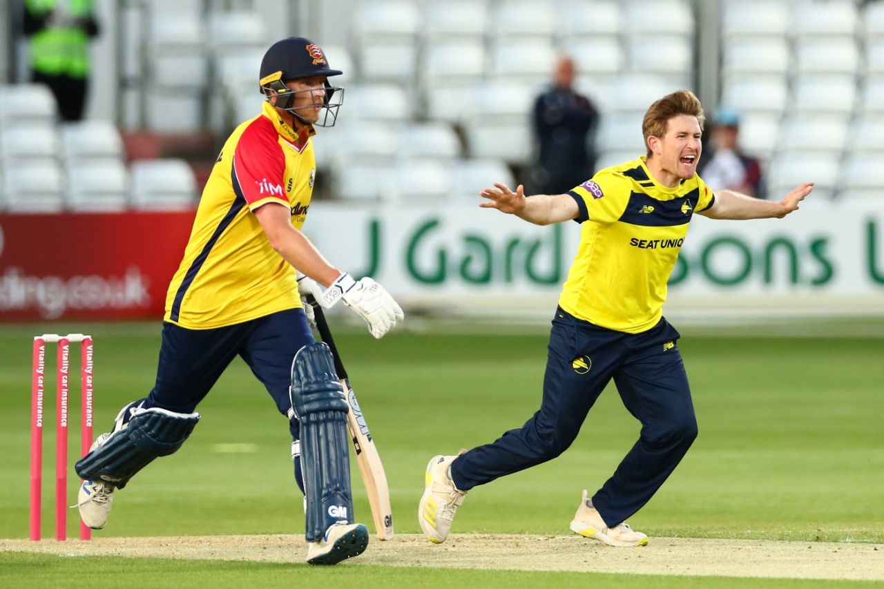 Liam Dawson struck in a tight spell as Hampshire beat Essex, Vitality Blast, Chelmsford, June 11, 2021