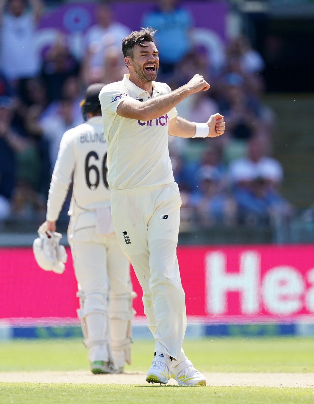 James Anderson gives us a smile, England vs New Zealand, 2nd Test, Edgbaston, 3rd day, June 12, 2021