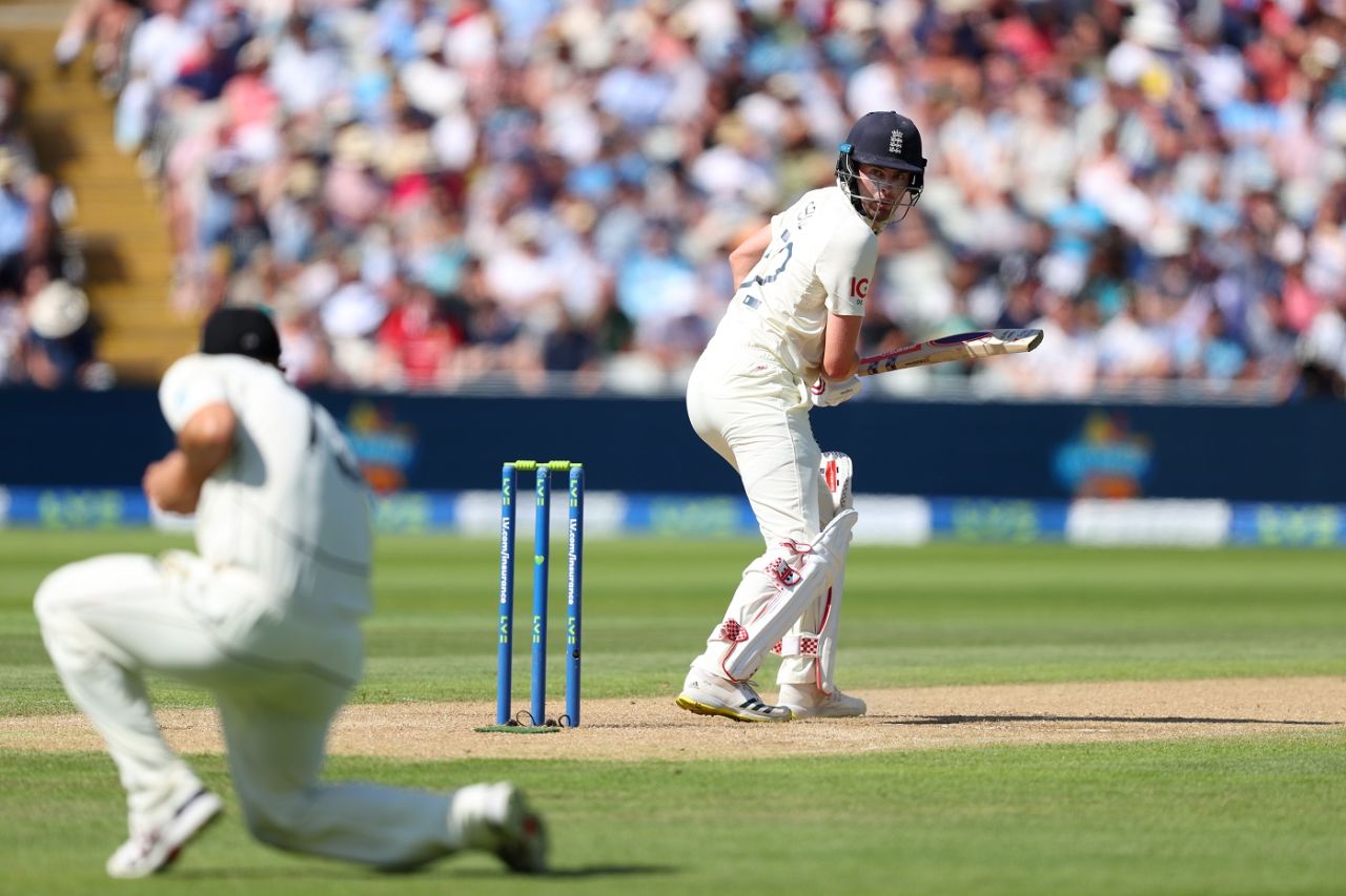 Dom Sibley edges one to slip, England vs New Zealand, 2nd Test, Edgbaston, 3rd day, June 12, 2021