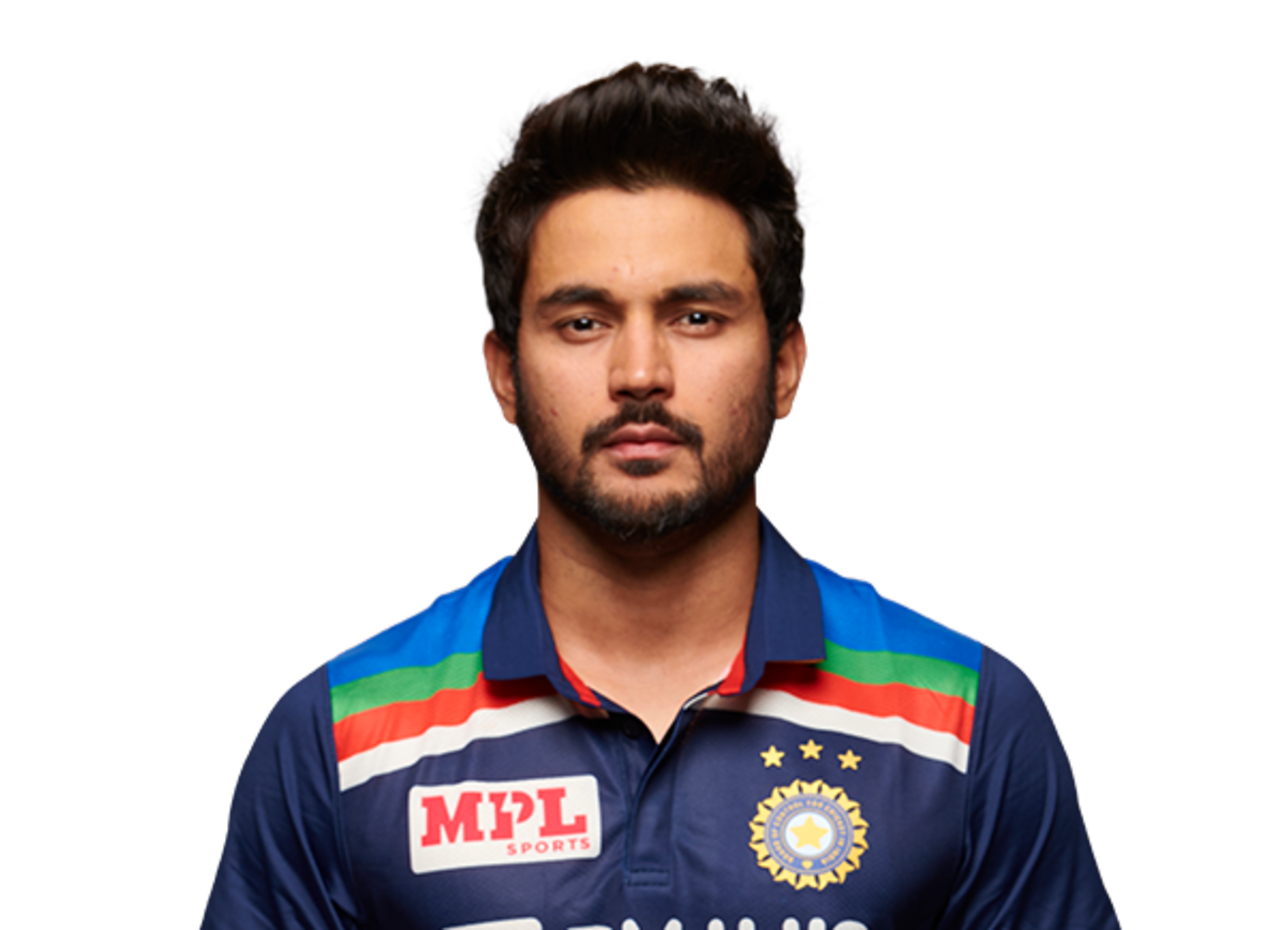 Manish Pandey player page headshot cutout, 2021