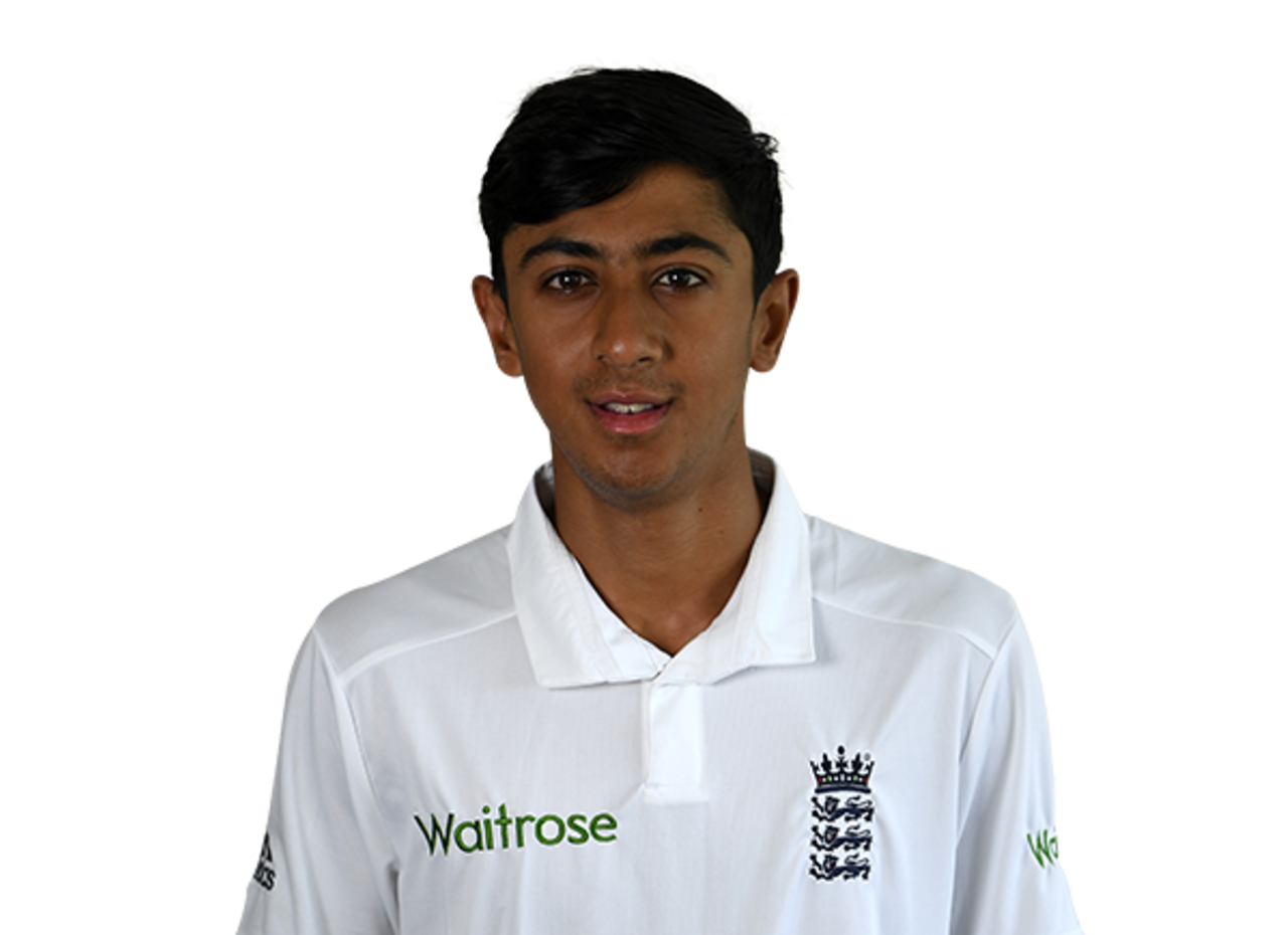 Haseeb Hameed player page headshot cutout, 2021