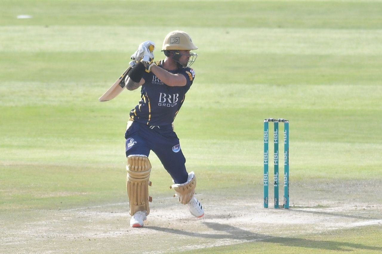 Jake Weatherald cuts behind point, Quetta Gladiators v Lahore Qalandars, PSL 2021, Abu Dhabi, June 15, 2021