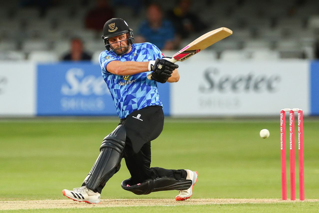 Luke Wright teed off in Sussex's chase, Essex vs Sussex, Vitality Blast, Chelmsford, June 15, 2021