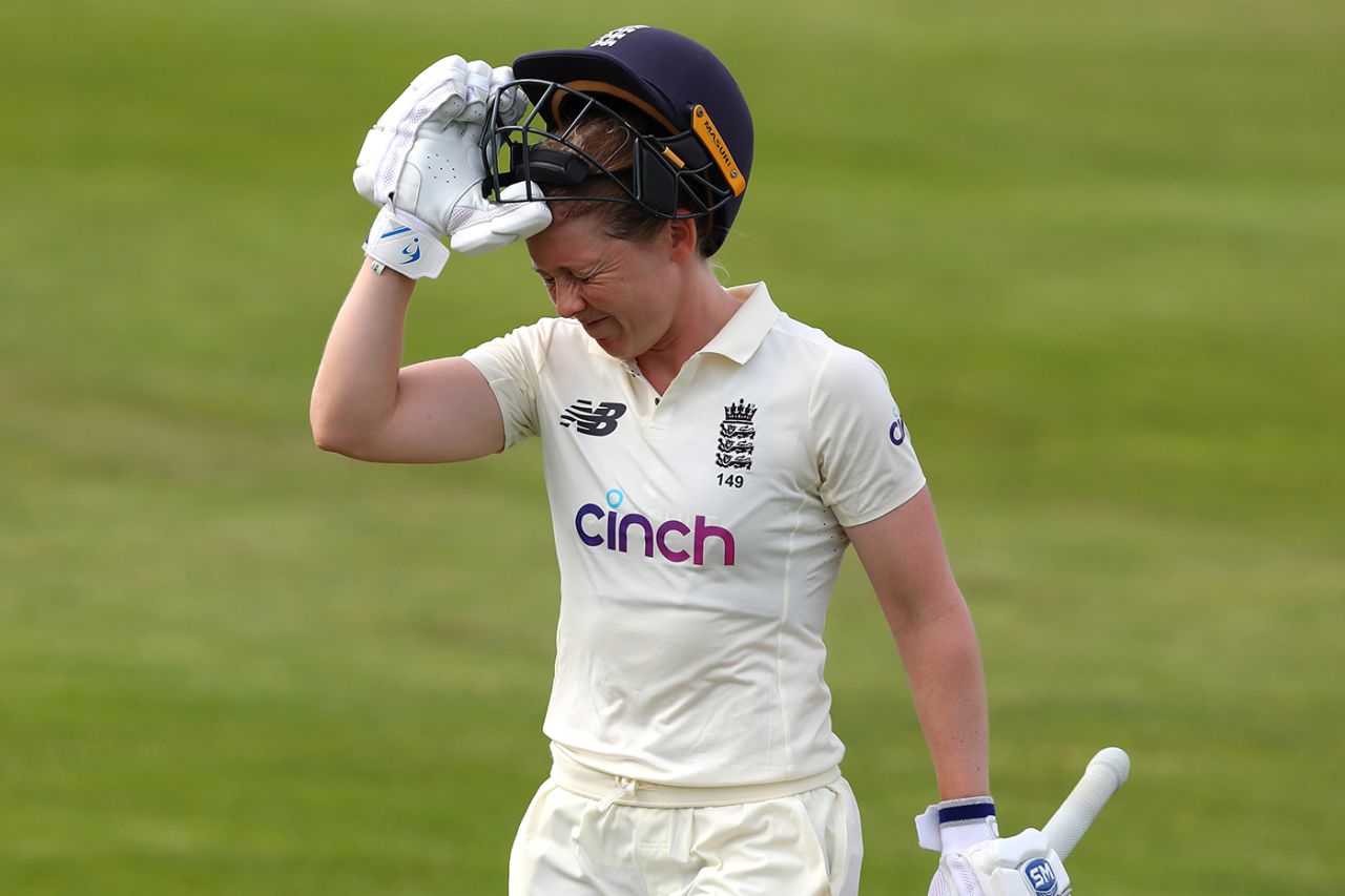 Heather Knight fell five short of a hundred, England Women vs India Women, Only Test, Bristol, 1st day, June 16, 2021