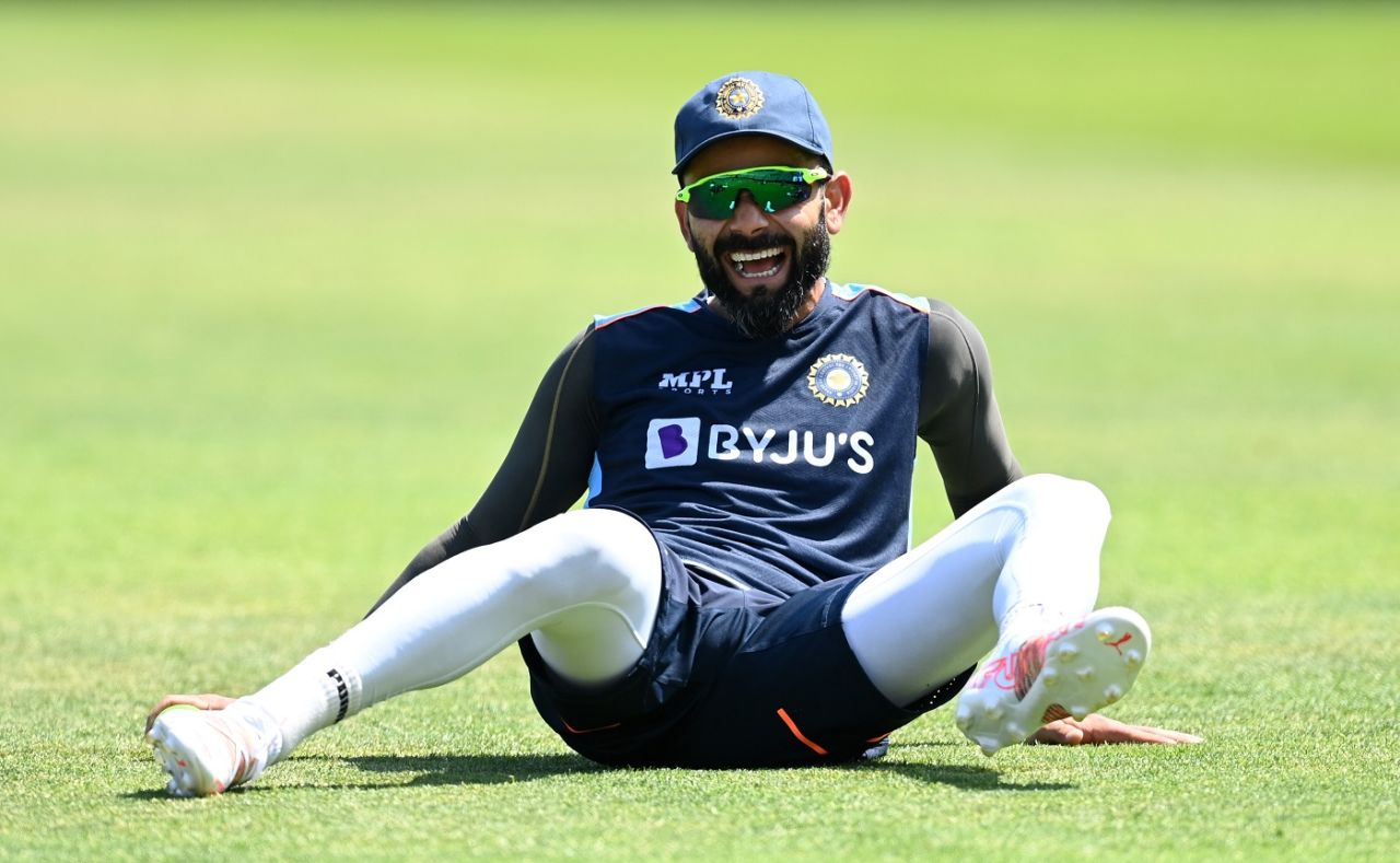 Virat Kohli is all smiles at training, India vs New Zealand, World Test Championship, final, Southampton, June 16, 2021